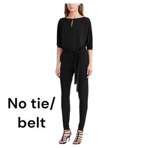 Ralph Lauren Authentic Black Keyhole
Jumpsuit- NO tie/belt. size SP NWT